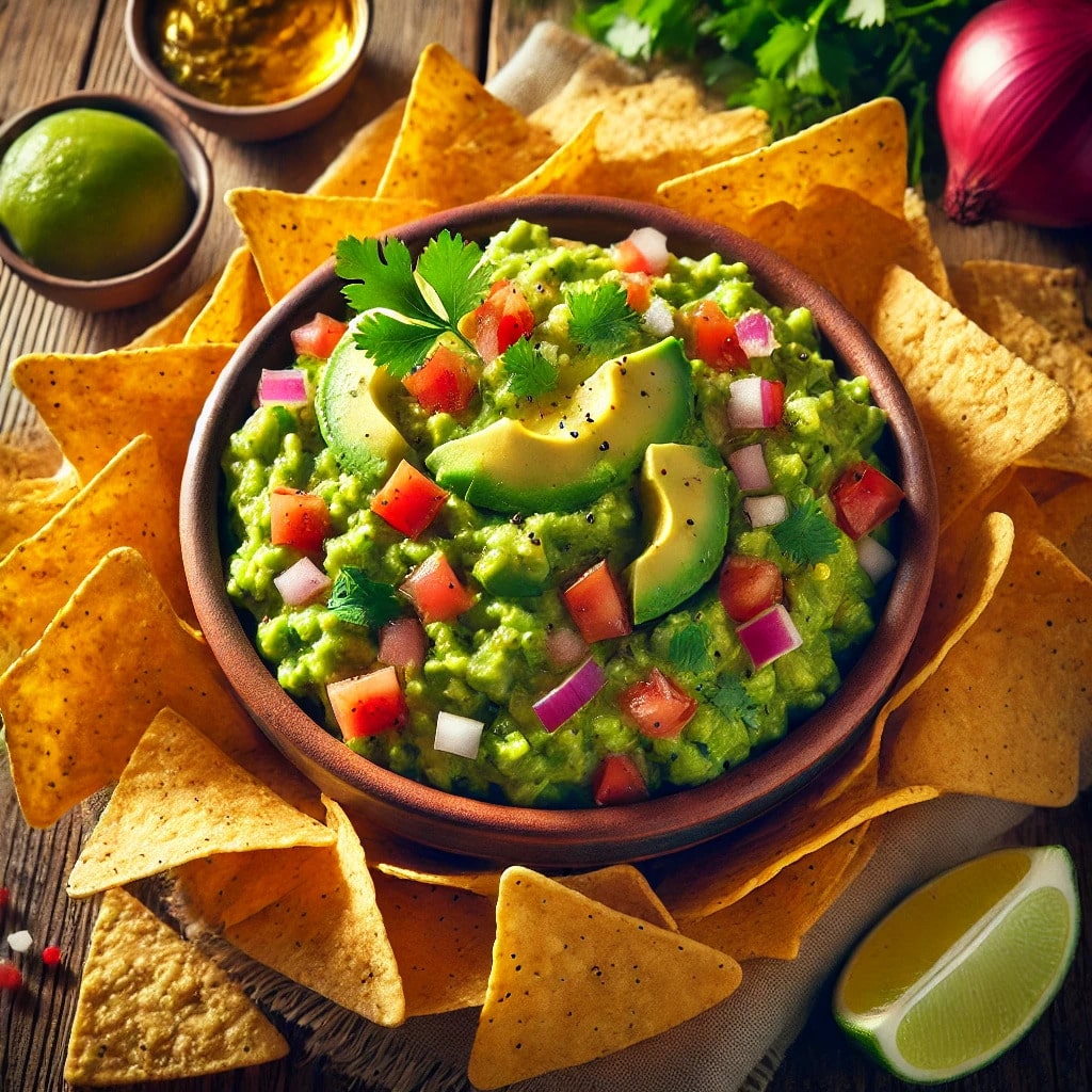 Guacamole & chips-min